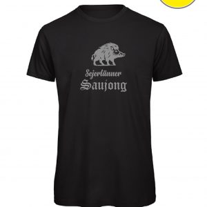 T-Shirt Sejerlänner Saujong BLACK HERREN